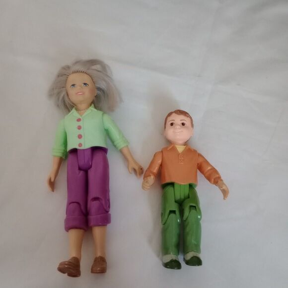 Fisher Price LOVING FAMILY GRANDMA & BROTHER - Picture 1 of 8